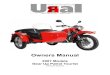 Owners Manual - ural- · PDF file6 7 INTRODUCTION Welcome to the URAL Motorcycling Family! Your Ural has been built by the Irbit Motorcycle Factory in Rus-sia and distributed by Irbit