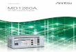 Brochure: MD1260A 40/100G Ethernet Analyzer - essun. · PDF filephysical layer evaluation without frames. ... Draft 1.0 CFP MSA Management ... EMC EN61326-1, EN61000-3-2 LVD EN61010-1