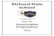 Richard Hale  ??Richard Hale School DOCTRINA CVM VIRTVTE ... or Edexcel) Revision Cards ... The mock exam in December gives students a chance to experience two days of