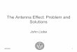 The Antenna Effect: Problem and Solutions - KAISTssal.kaist.ac.kr/~kyung/lecture/EE573/2007/antenna effects.pdf · The Antenna Effect: Problem and Solutions John Liobe. 8/5/2004 2