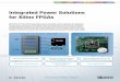 Integrated Power Solutions for Xilinx FPGAs - Analog · PDF fileIntegrated Power Solutions for Xilinx FPGAs Modern high performance FPGA-based systems require an increasing number