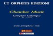 UT ORPHEUS  · PDF fileTrios with Piano BEETHOVEN, LUDWIG VAN (1770-1827) Trio Op. 63 for Violin, Violoncello and Piano (De Col) HS 227 – Score and Parts – € 30,95