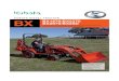 KUBOTA DIESEL TRACTOR BX - Kubota Tractor · PDF fileR KUBOTA DIESEL TRACTOR BX BX1870/BX2370 BX2670/BX25D Improved comfort and operability make the new sub-compact BX70 Series is