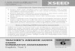 XSEED Summative Assessment Test 1 - AMM · PDF fileXSEED Summative Assessment – Test 1 © XSEED Education English | Grade 6 1 6 English, Test 1 . ... • It is written in third person