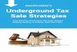 DeedGrabber’s Underground Tax Sale  · PDF fileUnderground Tax Sale Strategies. ... A lot of the time, ... You will be outbid at a tax deed sale, or pay too much for the