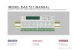 MODEL DAS 72.1 MANUAL -  · PDF fileh&b aps model das 72.1 manual digital load cell amplifier with analogue output and setpoints tel : +49 (0)2721/9262-0 fax: +49 (0)2721/9262-50