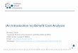 (An Introduction to) Benefit-Cost · PDF file(An Introduction to) Benefit-Cost Analysis Nicolas Treich Toulouse School of Economics ... “CBA for Public Sector Decision Makers”,