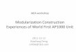 modularization construction of world first AP1000 unit · PDF file2 Construction Experiences of World First AP1000 Unit 3) ... On Jan 26, 2010, ... modularization construction removes