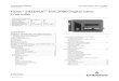 Fisher FIELDVUE DVC2000 Digital Valve Controller - · PDF file Fisher™ FIELDVUE™ DVC2000 Digital Valve Controller This manual applies to Instrument Level HC, AD, PD AC Device Type