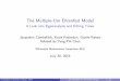 The Multiple-Urn Ehrenfest Model - Willamette University · PDF fileThe Multiple-Urn Ehrenfest Model A Look into Eigenanalysis and Hitting Times Jacquelyn Combellick, Katie Patterson,