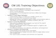 CM 101 Training Objectives - OER Universityh222767.temppublish.com/6_CM/CostManagementTraining_Section4-… · • Section 1: Cost Management Overview – What are costs and why is