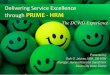 Delivering Service Excellence through PRIME - HRMpawd.org.ph/wp-content/uploads/2015/03/RGJabines-PRIME-HRM-Be… · Delivering Service Excellence through PRIME ... HRM Recruitment
