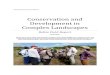 Conservation and Development in Complex Landscapes · PDF fileThe “Conservation and Development in Complex Landscapes “ course provides ... Lester Delgado : ... Conservation and