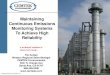Maintaining Continuous Emissions Monitoring Systems · PDF file© 2005 Cemtek Environmental, Inc. Maintaining . Continuous Emissions . Monitoring Systems . To Achieve High . Reliability