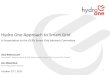 Hydro One Approach to Smart Grid - OEB · PDF fileHydro One Approach to Smart Grid ... Management System 1 Establish a distribution control system at the Ontario Grid Control Centre
