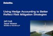 Using Hedge Accounting to Better Reflect Risk Mitigation ... · PDF fileJeff Craft Jason Weaver Deloitte & Touche LLP Using Hedge Accounting to Better Reflect Risk Mitigation Strategies