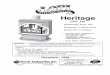 ¥ 98 Heritage DVL FS (Draft) - Wood Stoves | Gas  · PDF file4 Table of Contents Travis Industries 93508106 080201 Introduction Introduction.....1 Important Information