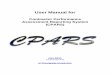 Contractor Performance Assessment Reporting System User Manual.pdf · User Manual for . Contractor Performance . Assessment Reporting System (CPARS) Oct 2011 . Current Version 3.8.0