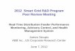 Smart Grid R&D Program AOP Review - Department of · PDF file2012 Smart Grid R&D Program ... • The more advanced and proactive the monitoring system, ... • 3 feeder monitoring
