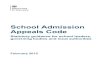 School Admission Appeals Code – 2011 Revised Code · PDF fileSchool Admission Appeals Code . Statutory guidance for school leaders, governing bodies and local authorities . February