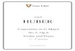 HUBER - Duo Klierduo-klier.com/wp-content/uploads/2013/11/Huber-Concertino-No-2.pdf ·  Adolf HUBER Concertino in G Major No 2, Op.6 Violin and Piano 1st - 3rd position