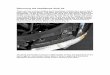 Removing the headlamps Audi A4 - Audi- · PDF fileRemoving the headlamps Audi A4 There are four screws holding each headlamp in place, two are on top in plain view, remove these. The