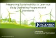 Integrating Sustainability to Lean-out Daily Operating ... · PDF fileIntegrating Sustainability to Lean-out Daily Operating Programs and Standards ... Id e n tify F e a s ib le A
