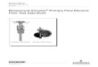 Rosemount Annubar® Primary Flow Element Flow Test Data ... · PDF fileReference Manual 00821-0100-4809, Rev BA July 2009 TOC-1 Rosemount Annubar Flow Test Data Book SECTION 1 Annubar