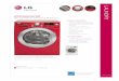 WM1355HW/HR UNDRY 24” Compact Washing Machine Washer WM1355 Spec Sheet.… · L A UNDRY LGusa.com LG front load washers exceed Energy Star® classiﬁcations by a minimum of 39%