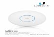 802.11ac Wave 2 Access Point with Dedicated Security Radio · PDF fileUniFi® 802.11ac Wave 2 Access Point with Dedicated Security Radio. ... 24 HRS 12 HRS NOW Avg/Max Throughput Latency