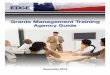 Grants Management Training Agency Guide - OPM. · PDF fileGrants Management Training Agency Guide 4 curriculum A program of related courses or experimental learning op-portunities