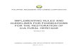 IMPLEMENTING RULES AND GUIDELINES FOR FOUNDATIONS … for Foundations for Restoration of... · philippine amusement and gaming corporation implementing rules and guidelines for foundations
