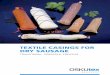 Brochure Textile casings for dry sausage 03 2016 - kalle.dekalle.de/fileadmin/redaktion/bilder/content/Geschäftsbereiche... · TEXTILE CASINGS FOR DRY SAUSAGE Casings made of cotton