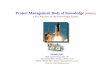 Project Management Body of Knowledge (PMBOK) (An …nutek-us.com/PMBOK_Slides.pdf · Project Management Body of Knowledge (PMBOK) (An Overview of the Knowledge Areas) Nutek, Inc