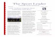 Volume 1 –Issue 1 LCSC Students Organize Sport Leadership ... · PDF fileLCSC Cross Country meet, the Big Sky Conference Women’s Soccer Tournament, University of ... LCSC Students