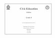 Civic Education - NIEnie.lk/pdffiles/tg/eGr08Syl Civic.pdf · Civic Education Syllabus Grade 8 (To be implemented from 2017) Department of Social Sciences National Institute of Education