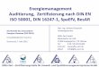 Energiemanagement Auditierung, Zertifizierung nach DIN … EnMS Fresenius... · ISO 50001, DIN 16247-1, SpaEfV, BesAR . Auditierung/ Zertifizierung EnMS, 07.05.2015 Vorstellung •