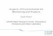 Aspects of Environmental Air Monitoring and Analysis - · PDF fileAspects of Environmental Air Monitoring and Analysis Gavin Parcsi . UNSW Water Research Centre, Atmospheric Emissions