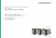 Analog I/O Units - · PDF fileOMRON. No patent liability ... This section provides the specifications of the CJ1W-AD041-V1/081-V1 Analog Input Units, and describes how to wire and