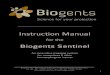 Instruction Manual - BG-Sentinel · PDF file1 Science for your protection Instruction Manual for the Biogents Sentinel An innovative trapping system for mosquitoes & other hematophagous