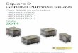 Square D General Purpose Relays - Steven · PDF filePerformance curves Electrical ... Conforming to standards IEC 61984, UL 508, ... Square D General Purpose Relays Class 8501R plug-in