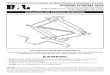 CLASSIC MODELS: LoPro SJ24 MODELS: INSTALLATION …norcoind.com/bal/downloads/manuals/Leveling Scissors Jack Manual.pdf · classic models: 24002c, 24002d, 24003d, 24009, 24010 & 24013