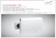 ComfoAir 70 - zehnder-  · PDF fileBefore installing the ventilation unit, the mounting block must be cut to length so that it is flush with the surface of the façade and the