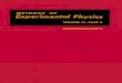 Methods of Experimental Physics -   · PDF fileMETHODS OF EXPERIMENTAL PHYSICS: ... Department of Physics, Kansas State University, Man- ... long experience!