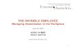 JOCK CLIMIE VICKY SATTA - Emond  · PDF file1 THE INVISIBLE EMPLOYEE Managing Absenteeism in the Workplace June 23, 2004 JOCK CLIMIE VICKY SATTA