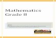 Mathematics Grade 8 - Marylandmdk12.msde.maryland.gov/share/frameworks/CCSC_Math_gr8.pdf · Mathematics Grade 8 . ... Mathematics Grades K-12 . 10 ... The Standards set grade-specific