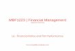 MBF1223 | Financial Management · PDF fileMBF1223 | Financial Management Prepared by Dr Khairul Anuar L6 - Financial Ratios and Firm Performance