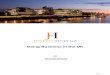 Doing Business in the UK - Jeffreys · PDF fileDoing Business in the UK ... A stable regulatory environment The UK has a stable regulatory environment; ... of favour in recent years