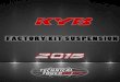 KYB FACTORY KIT SUSPENSION UNITS - Technical · PDF fileKYB FACTORY KIT SUSPENSION UNITS The renowned high-performance KYB Factory Kit Suspension units –which are hand assembled
