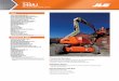 340AJ Model - jlg.com · PDF fileIncreased Productivity Ideal for general contractors, steel erectors, painters, stadium construction and more Standard articulating jib increases access